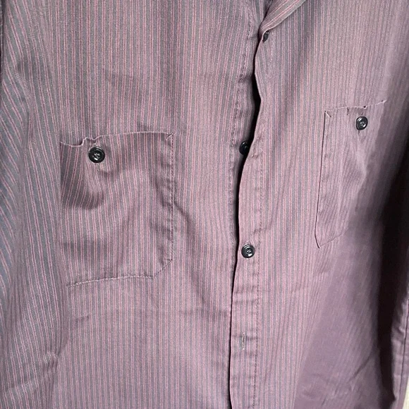 Two Men's Stylish Button-Down RED KAP work shirts - Picture 4 of 8